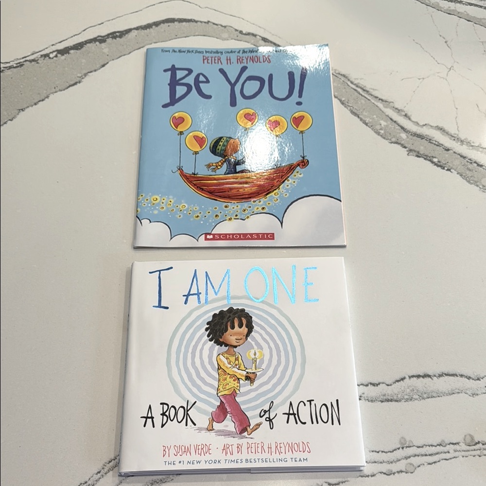 Peter H. Reynolds Books and Susan Verde 
Be you!
I am one